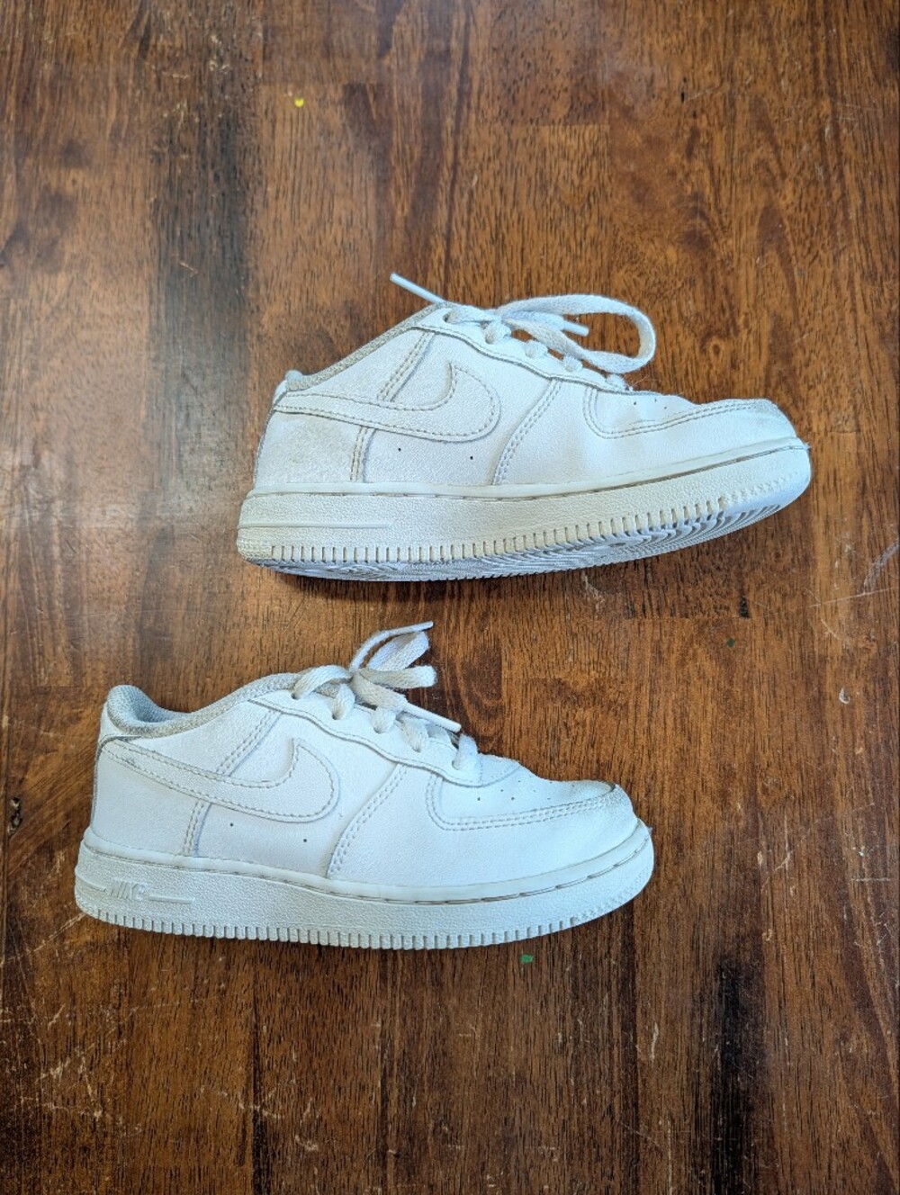 Nike Air Force 1 EasyOn Shoes Toddler Size 10C White Tie Classic Footwear